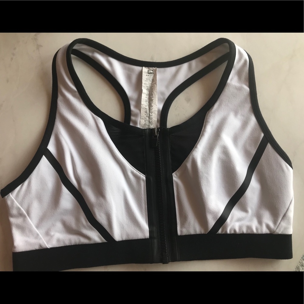 Fabletics Zip-front, high impact sports bra